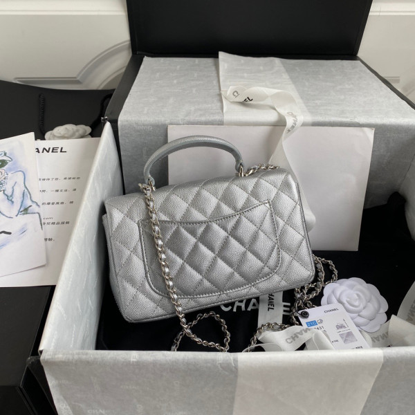 CL MINI FLAP BAG WITH TOP HANDLE
