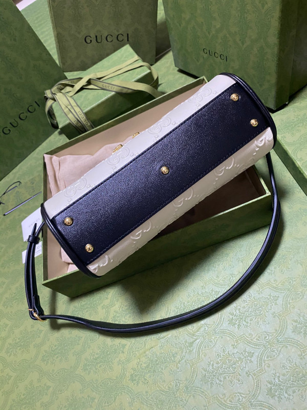 G*u*i small gg top handle bag