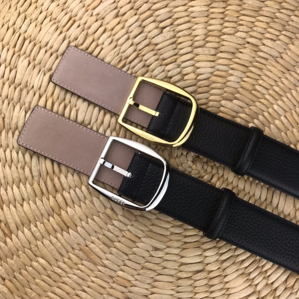 G*u*i belt with gold hardware or silver hardware