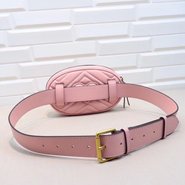 G*u*i gg marmont matelassé leather belt bag