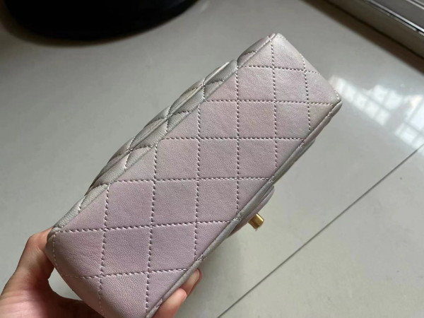 CL MINI FLAP BAG WITH TOP HANDLE