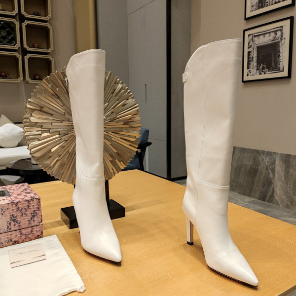 JIMMY CHOO Alizze leather knee-high boots