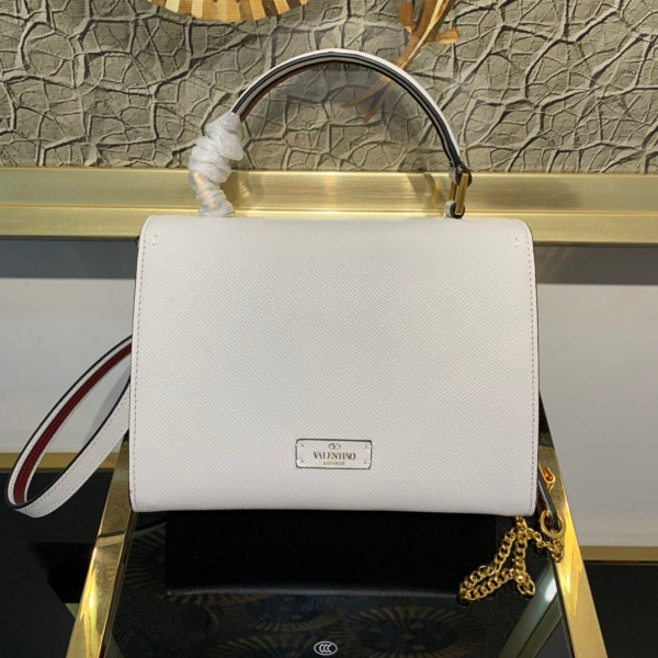 VALENTINO SMALL VSLING GRAINY CALFSKIN HANDBAG