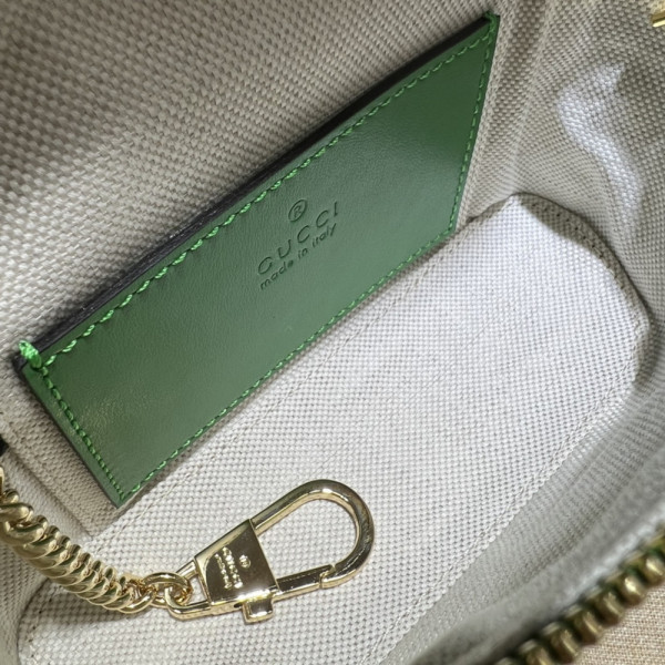 G*u*i gg matelassé top handle mini bag